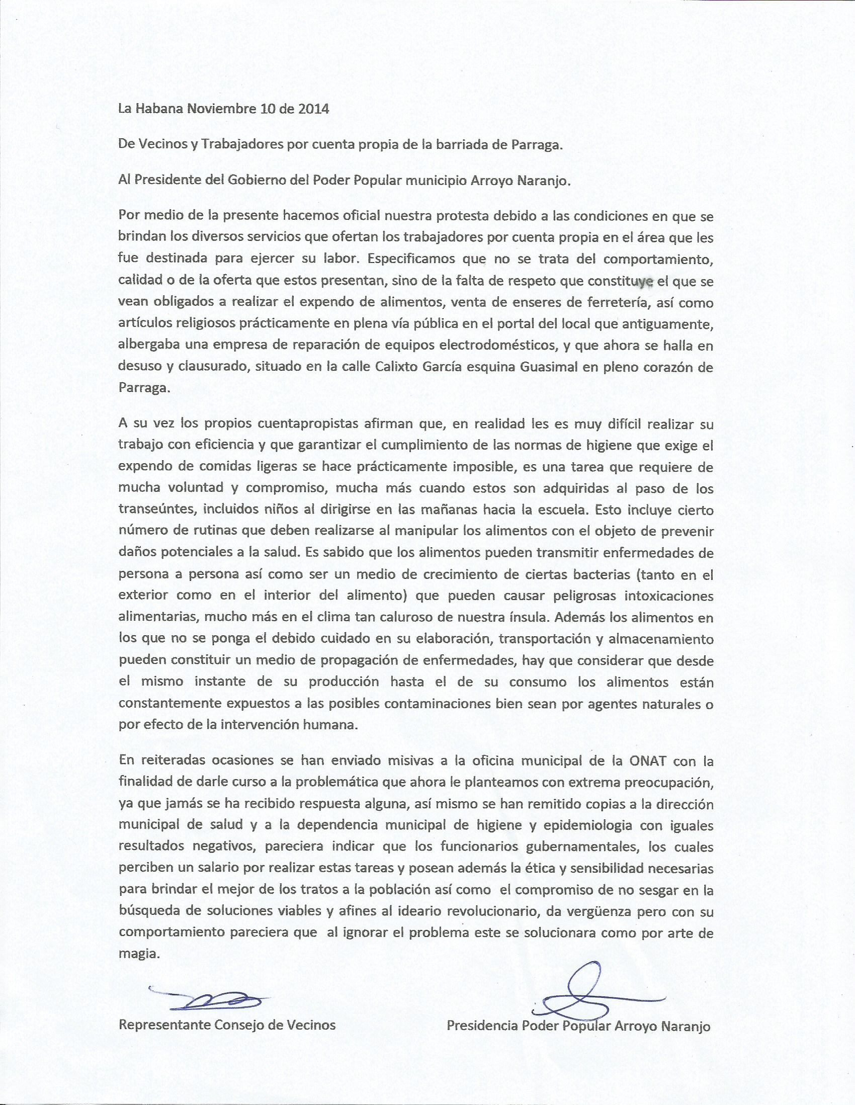 carta de trabajadores por cuenta propia en Párraga (1)